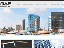 Tablet Screenshot of marfinancial.net